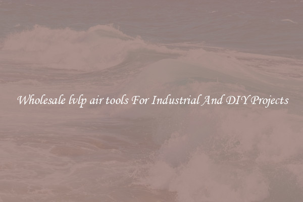 Wholesale lvlp air tools For Industrial And DIY Projects