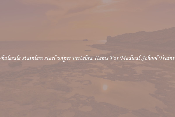 Wholesale stainless steel wiper vertebra Items For Medical School Training