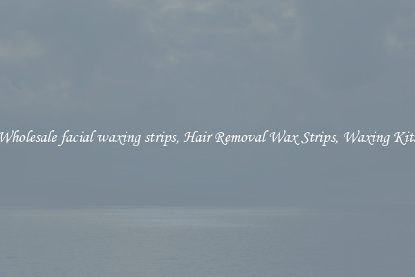 Wholesale facial waxing strips, Hair Removal Wax Strips, Waxing Kits