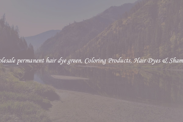 Wholesale permanent hair dye green, Coloring Products, Hair Dyes & Shampoos