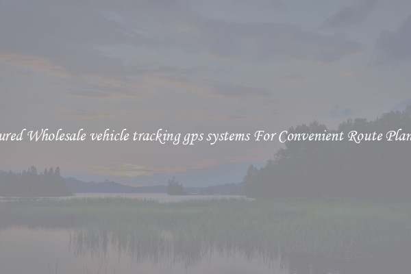 Featured Wholesale vehicle tracking gps systems For Convenient Route Planning 