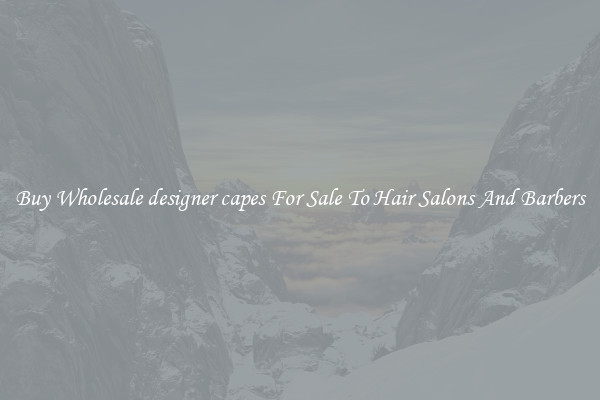 Buy Wholesale designer capes For Sale To Hair Salons And Barbers