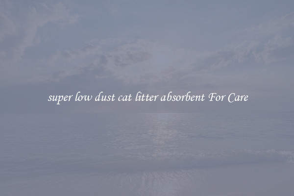 super low dust cat litter absorbent For Care