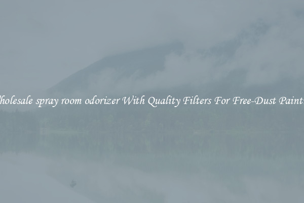 Wholesale spray room odorizer With Quality Filters For Free-Dust Painting