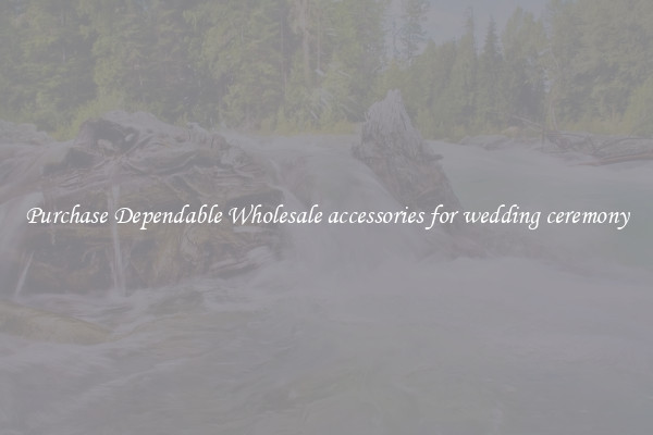 Purchase Dependable Wholesale accessories for wedding ceremony