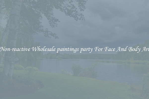 Non-reactive Wholesale paintings party For Face And Body Art