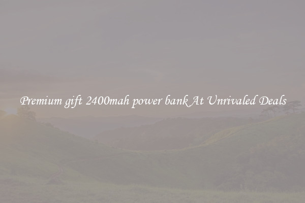 Premium gift 2400mah power bank At Unrivaled Deals